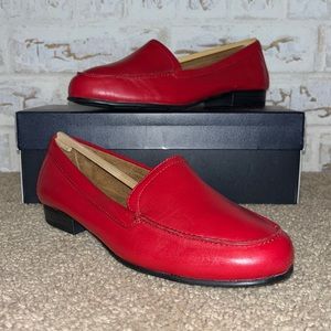 Naturalizer Simmons 2 Red Leather sz 8W
